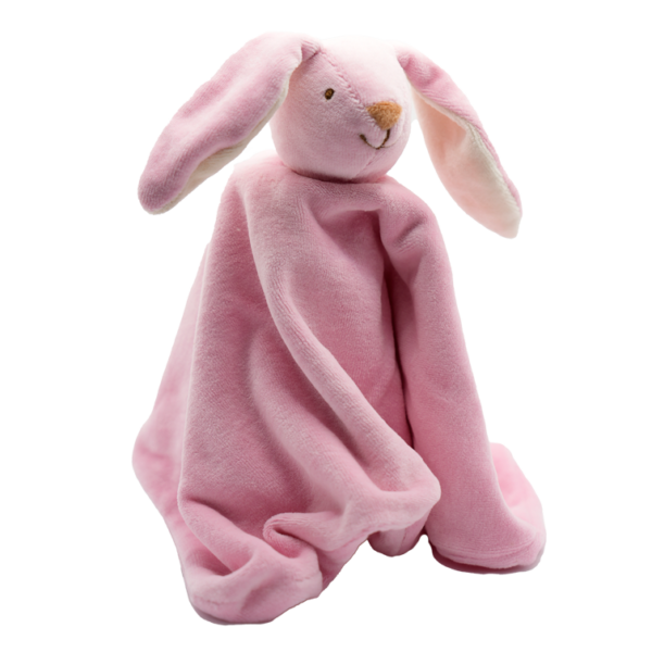 Peter the Pink Rabbit Doudou front
