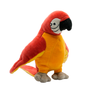 Rooster the Red Parrot avant